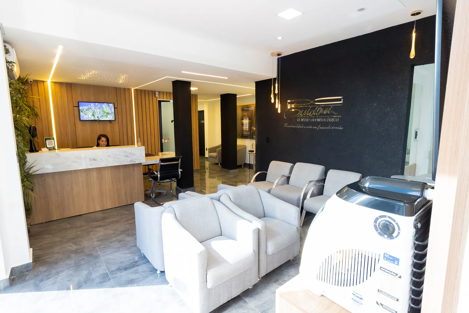 Recepção e sala de espera